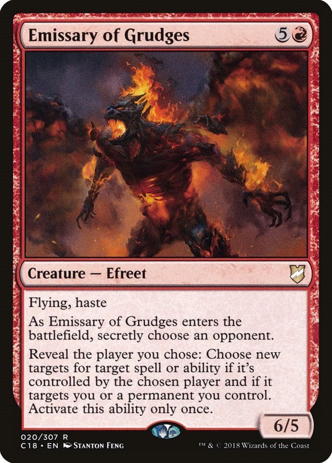 Emissary of Grudges [C18 - 20] - Cartes Sportives Rive Sud