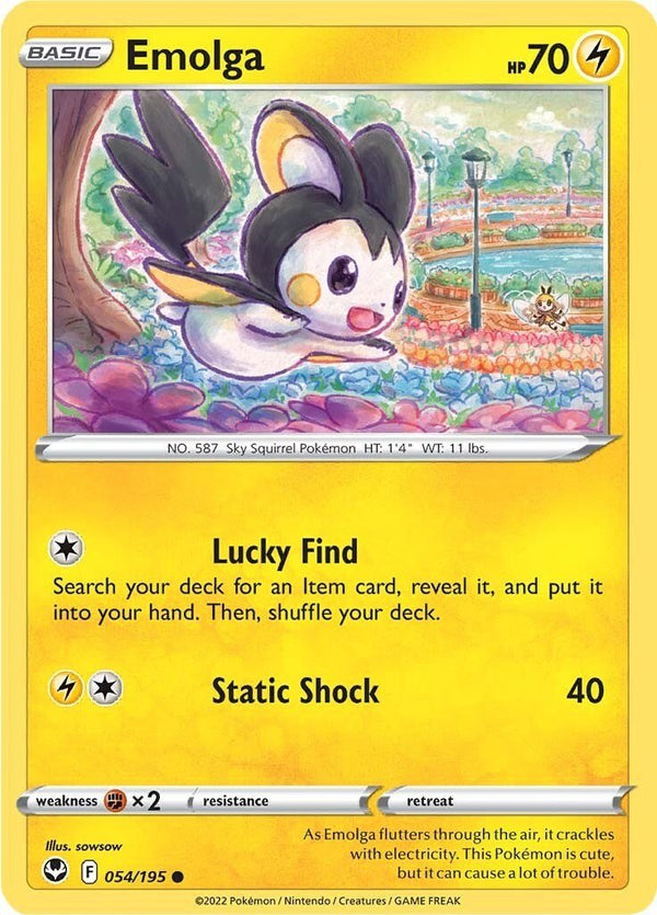 Emolga [SWSH12 - 054/195] - Cartes Sportives Rive Sud