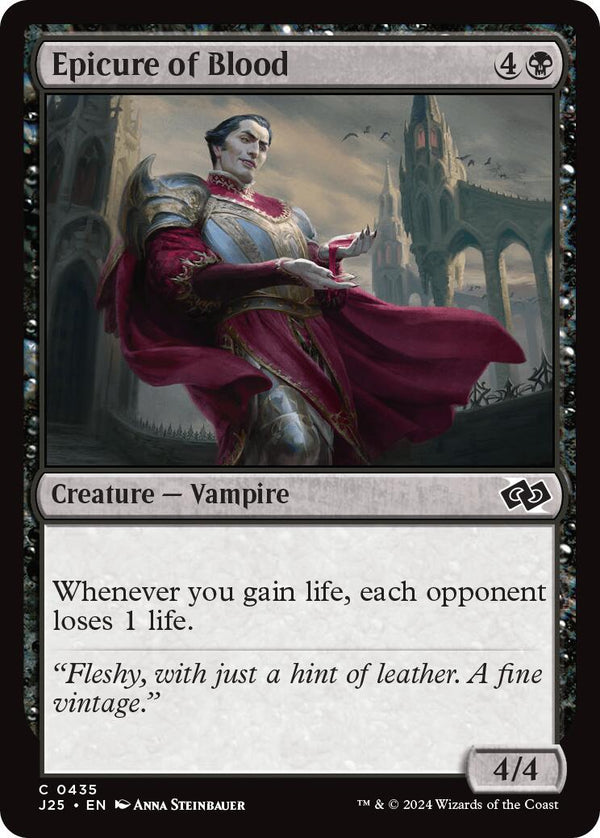 Epicure of Blood [J25 - 435] - Cartes Sportives Rive Sud