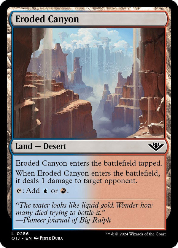 Eroded Canyon [OTJ - 256] - Cartes Sportives Rive Sud