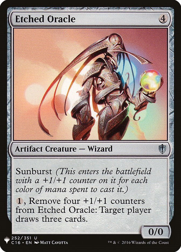 Etched Oracle [LIST - 252] - Cartes Sportives Rive Sud