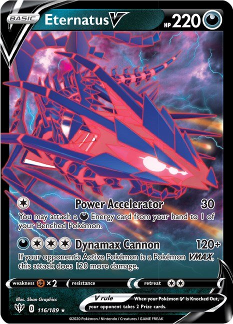 Eternatus V [SWSH03 - 116/189] - Cartes Sportives Rive Sud