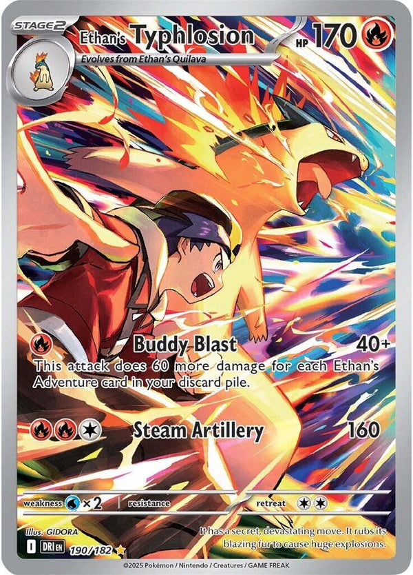 Ethan's Typhlosion - 190/182 [DRI - 190/182] - Cartes Sportives Rive Sud