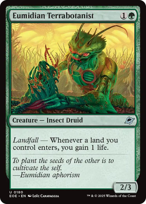 Eumidian Terrabotanist [EOE - 180] - Cartes Sportives Rive Sud