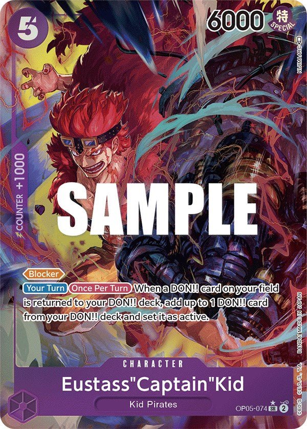 Eustass"Captain"Kid (Alternate Art) [OP05 - OP05 - 074] - Cartes Sportives Rive Sud