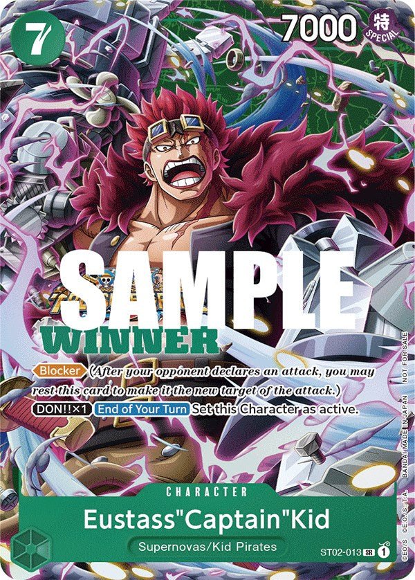 Eustass"Captain"Kid (Winner Pack Vol. 5) [OP - PR - ST02 - 013] - Cartes Sportives Rive Sud