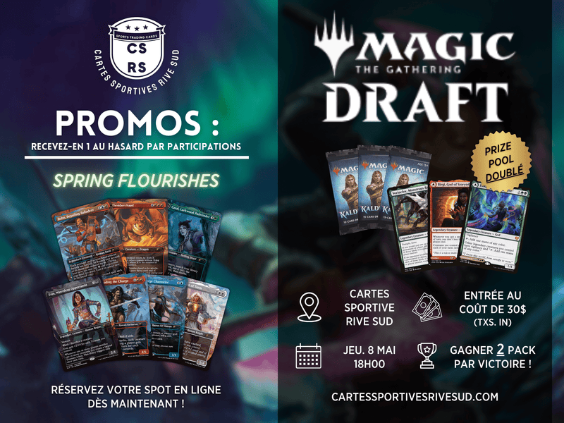 Event Entry Pass - Kaldheim Draft (Spring Flourishes Special) - Cartes Sportives Rive Sud