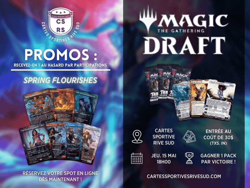 Event Entry Pass - Tarkir Draft (Spring Flourishes Special) - Cartes Sportives Rive Sud