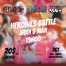 Event Ticket : One Piece Heroines Battle 5 Mars 19h00 - Cartes Sportives Rive Sud