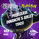 Event Ticket : Pokemon Pitch Black Prerelease 5 Juillet 11h00 - Cartes Sportives Rive Sud