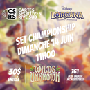 Event Ticket - Set Championship Lorcana Wilds Unknown Dimanche 14 Juin 11h00 - Cartes Sportives Rive Sud