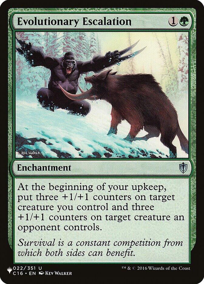 Evolutionary Escalation [LIST - 022/351] - Cartes Sportives Rive Sud