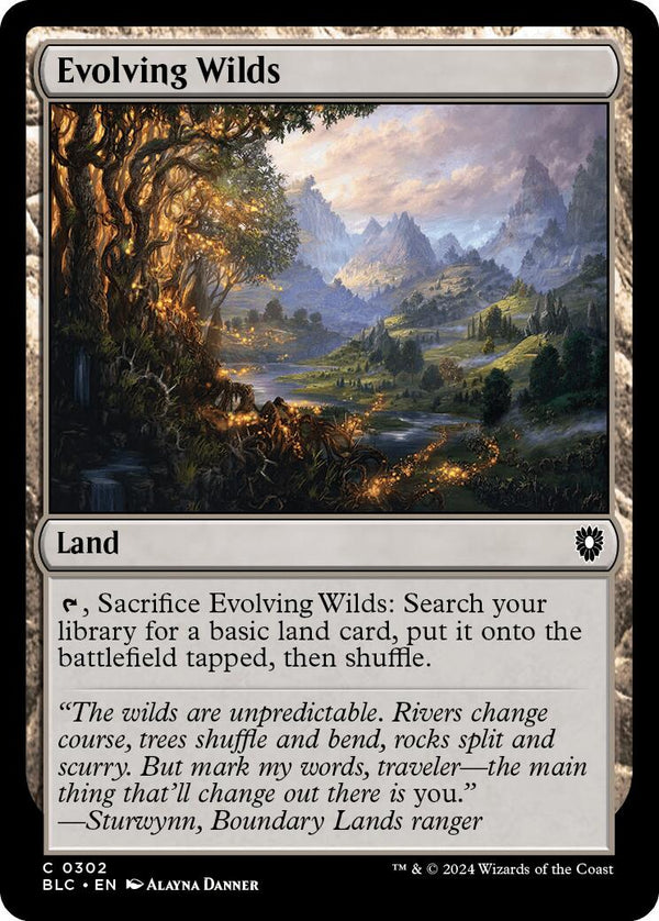Evolving Wilds [BLC - 302] - Cartes Sportives Rive Sud