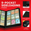 EVORETRO 9 - Pocket Zip - Up Trading Card Zipper Binder for 360 cards - Cartes Sportives Rive Sud