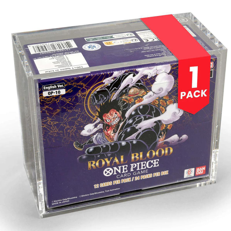 Evoretro Acrylic Case Display for One Piece OP-4/6 TCG Booster Box Evoretro Acrylic Case Display for One Piece OP-4/6 TCG Booster Box