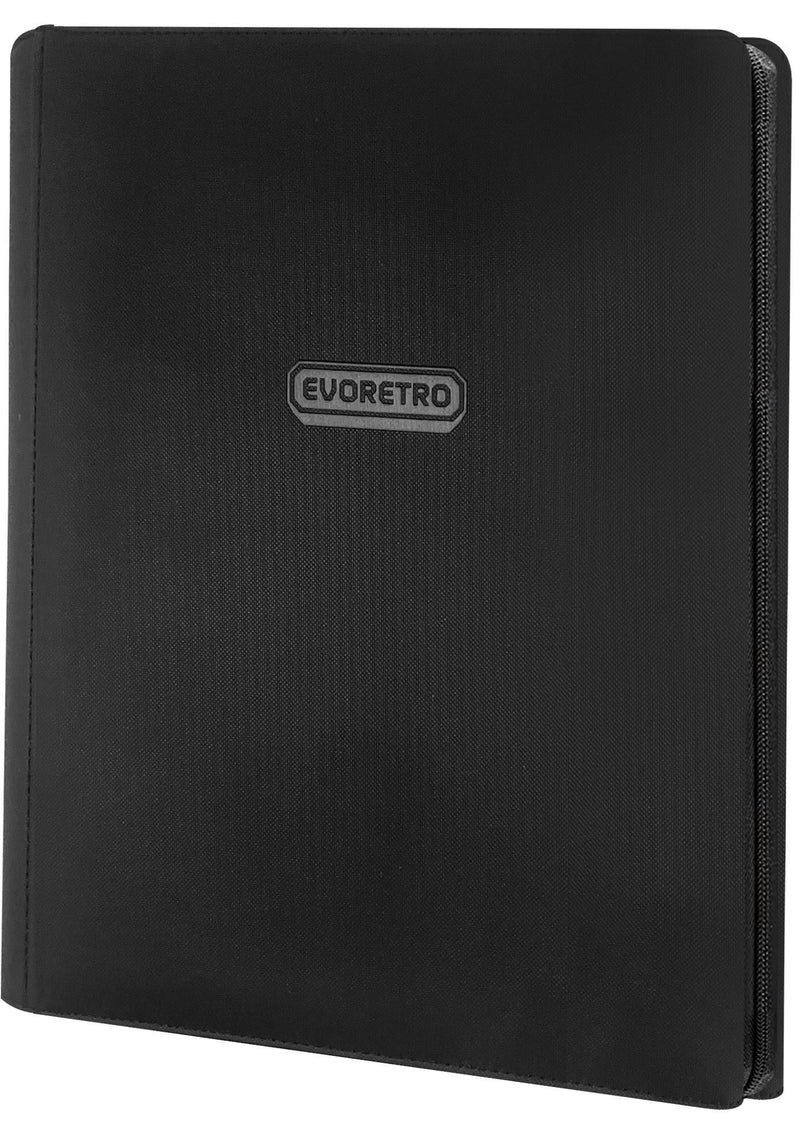 Evoretro Binder With Zipper Black (Pre - Order) - Cartes Sportives Rive Sud