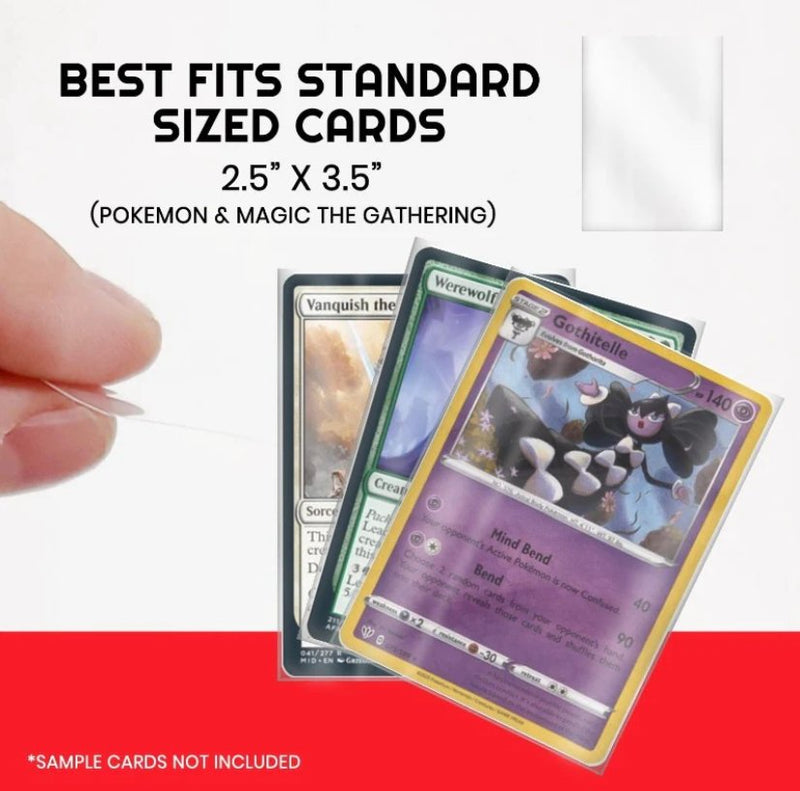 Evoretro Perfect Fit Protective Card Sleeves for Pokemon Game and Trading Cards Evoretro Perfect Fit Protective Card Sleeves for Pokemon Game and Trading Cards