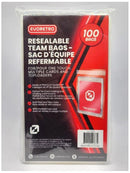 Evoretro Resealable Team Bags 100pk - Cartes Sportives Rive Sud