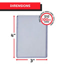 EVORETRO Top Loaders Clear Premium Sports Card Protector 100 PT - Cartes Sportives Rive Sud