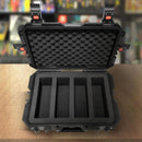 EVORETRO Travel Roller Case for Graded Cards 4 - Row Heavy - Duty Build - Cartes Sportives Rive Sud