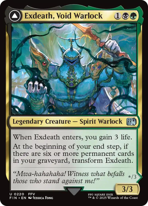 Exdeath, Void Warlock [FIN] - Cartes Sportives Rive Sud