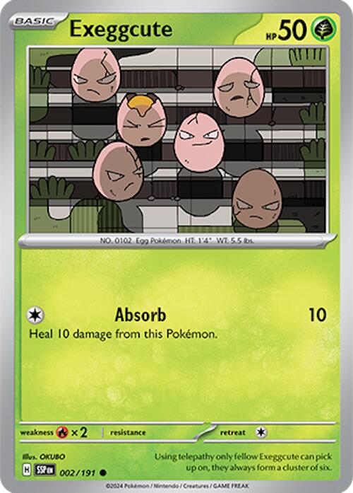 Exeggcute - 002/191 [SSP - 002/191] - Cartes Sportives Rive Sud