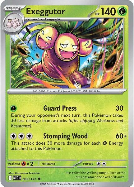 Exeggutor - 005/132 [MEG - 005/132] - Cartes Sportives Rive Sud