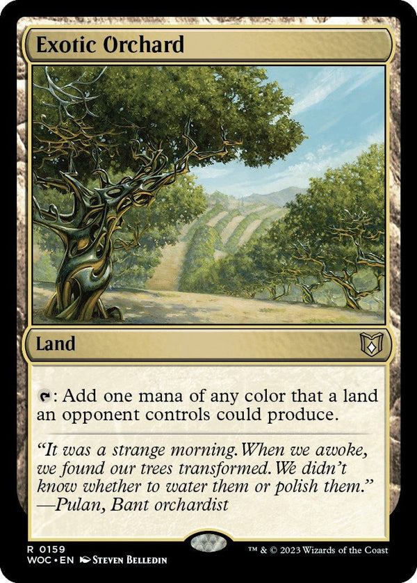Exotic Orchard [WOC - 159] - Cartes Sportives Rive Sud
