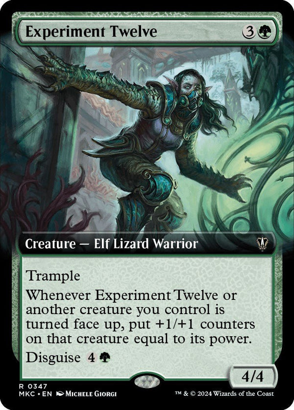 Experiment Twelve (Extended Art) [MKC - 347] - Cartes Sportives Rive Sud