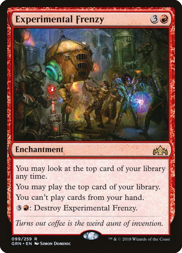 Experimental Frenzy [GRN - 99] - Cartes Sportives Rive Sud