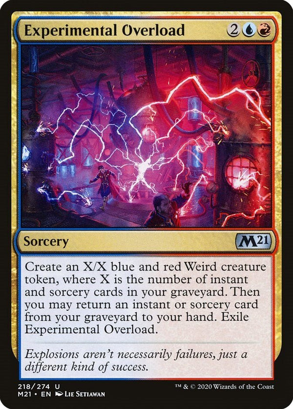 Experimental Overload [M21 - 218] - Cartes Sportives Rive Sud