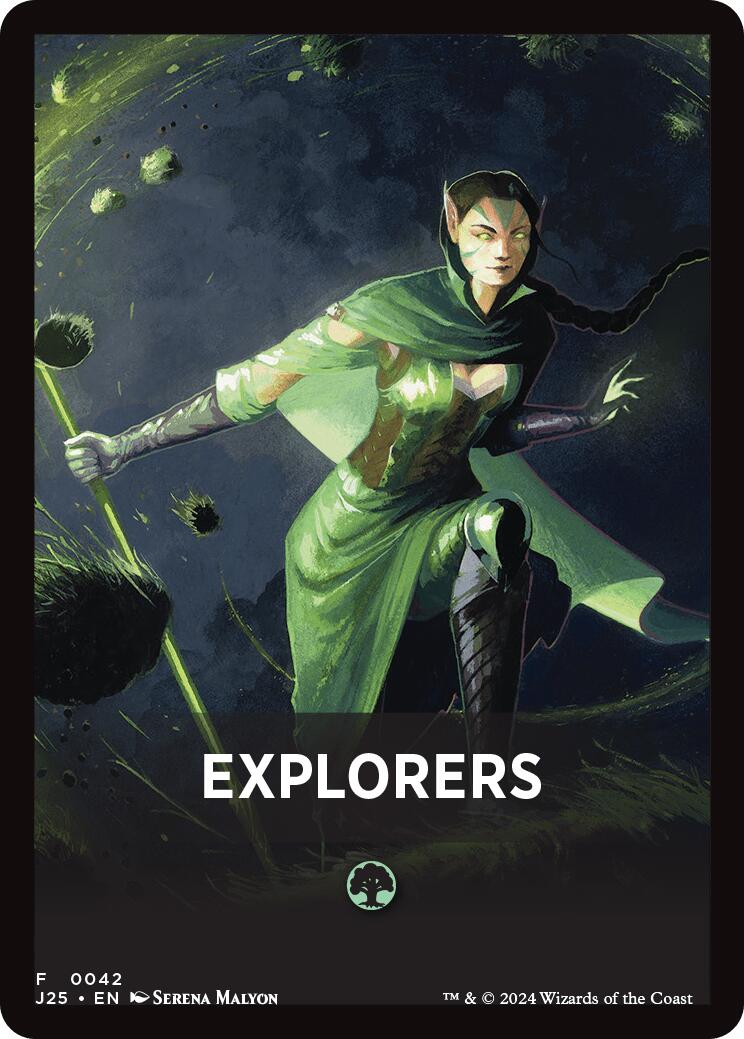 Explorers Theme Card [J25 - 42] - Cartes Sportives Rive Sud