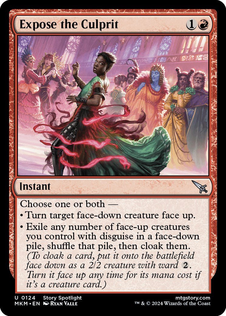 Expose the Culprit [MKM - 124] - Cartes Sportives Rive Sud