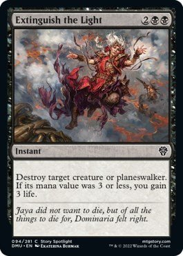 Extinguish the Light [DMU - 94] - Cartes Sportives Rive Sud