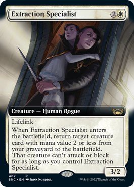 Extraction Specialist (Extended Art) [SNC - 407] - Cartes Sportives Rive Sud