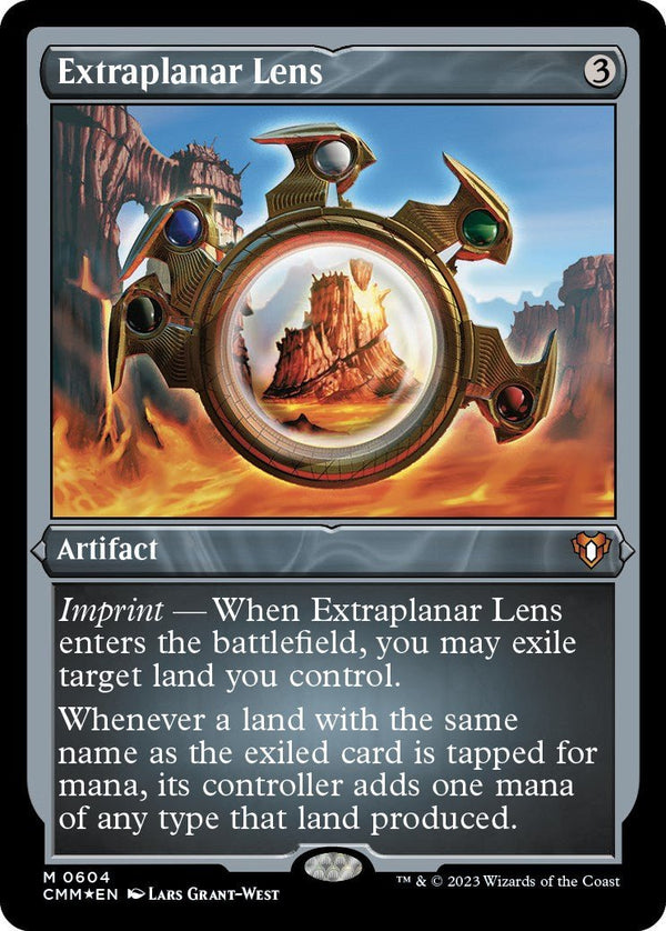 Extraplanar Lens (Foil Etched) [CMM - 604] - Cartes Sportives Rive Sud