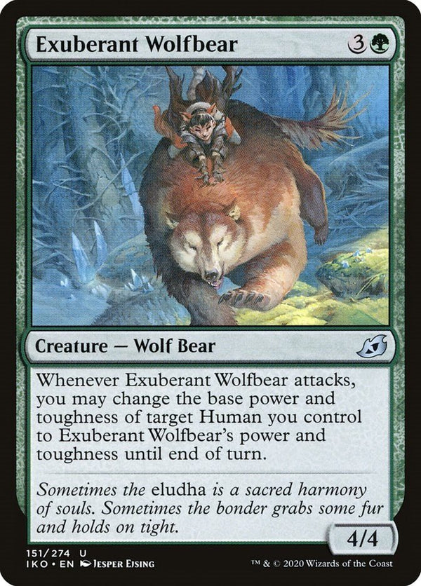 Exuberant Wolfbear [IKO - 151] - Cartes Sportives Rive Sud