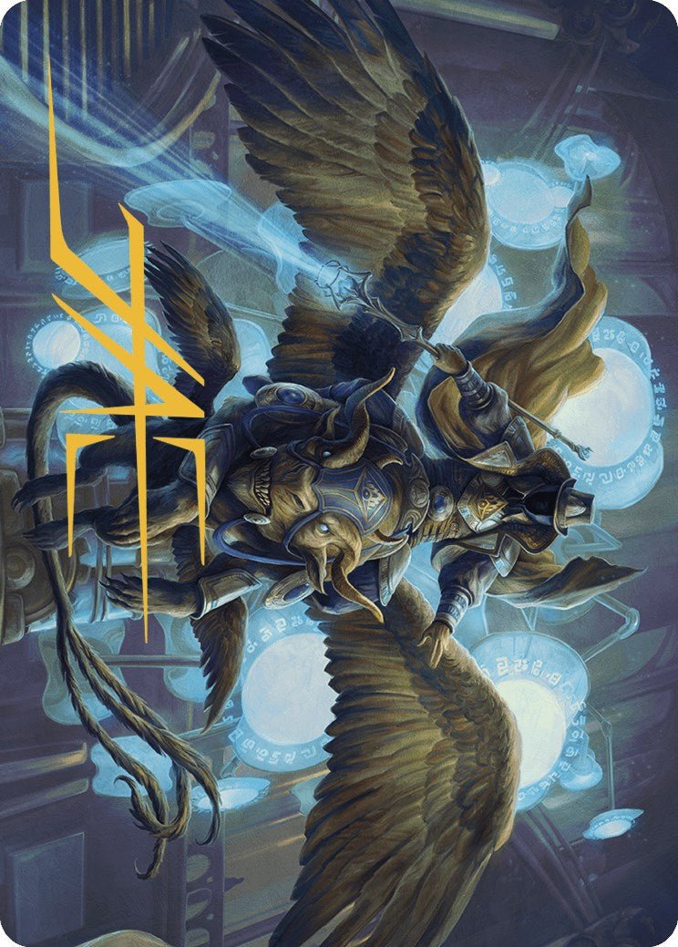 Ezrim, Agency Chief Art Card (Gold - Stamped Signature) [ASMKM - 20] - Cartes Sportives Rive Sud