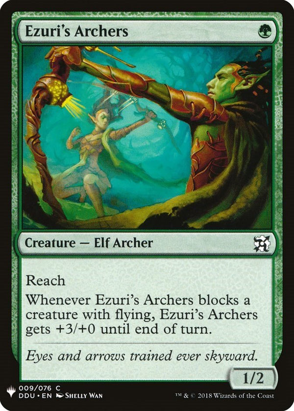 Ezuri's Archers [LIST - 9] - Cartes Sportives Rive Sud