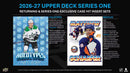 2026-27 Upper Deck Series 1 Hockey Blaster Box