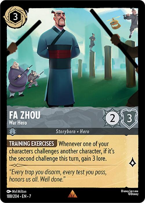 Fa Zhou - War Hero [7 - 188/204] - Cartes Sportives Rive Sud