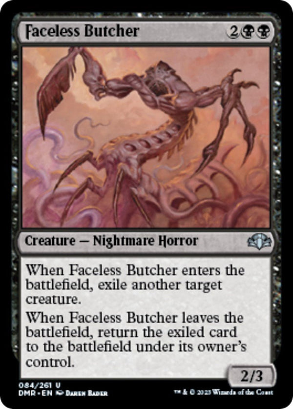 Faceless Butcher [DMR - 84] - Cartes Sportives Rive Sud