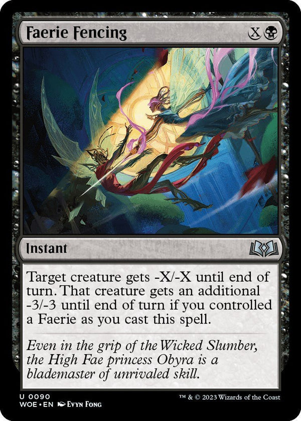 Faerie Fencing [WOE - 90] - Cartes Sportives Rive Sud