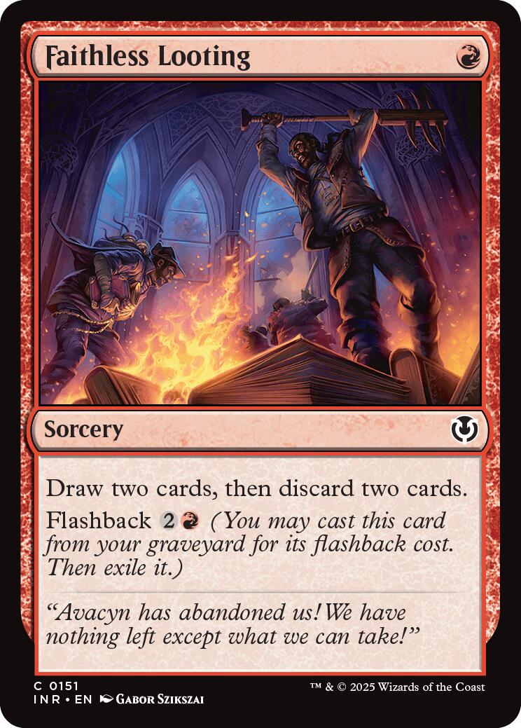Faithless Looting [INR - 151] - Cartes Sportives Rive Sud