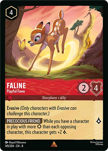 Faline - Playful Fawn [8 - 145/204] - Cartes Sportives Rive Sud