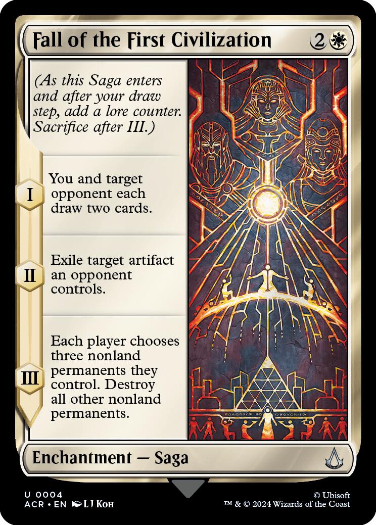 Fall of the First Civilization [ACR - 4] - Cartes Sportives Rive Sud