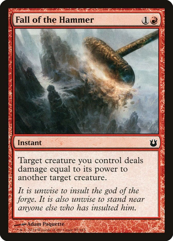 Fall of the Hammer [BNG - 93] - Cartes Sportives Rive Sud
