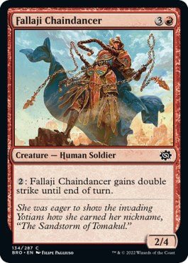 Fallaji Chaindancer [BRO - 134] - Cartes Sportives Rive Sud