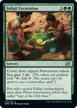 Fallaji Excavation [BRO - 178] - Cartes Sportives Rive Sud