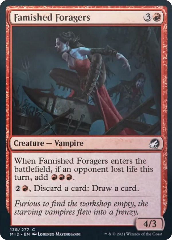 Famished Foragers [MID - 138] - Cartes Sportives Rive Sud